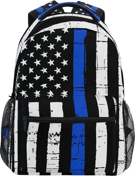 Nerxy Blue Lives Matter School Backpack Lightweight India | Ubuy