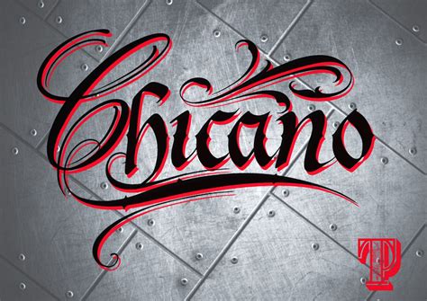 Chicano Fonts Alphabet