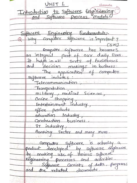 Image result for Software Engineering Notes