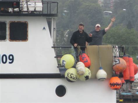 F/V Cornelia Marie, Capt. Casey & Capt. Jack all smiles, Ship Canal ...
