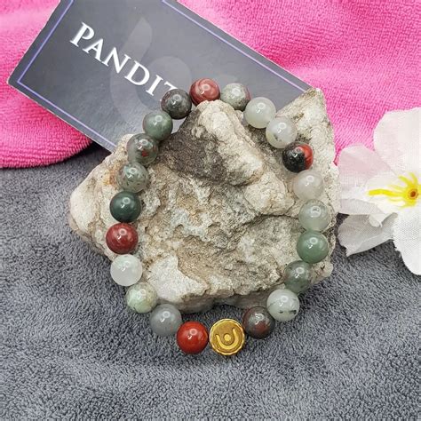 African Bloodstone Bracelet - To Remove Fears - Pandit.com
