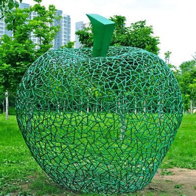 玻璃钢苹果雕塑不锈钢水果摆件_玻璃钢雕塑_不锈钢雕塑 - 欧迪雅凡家具