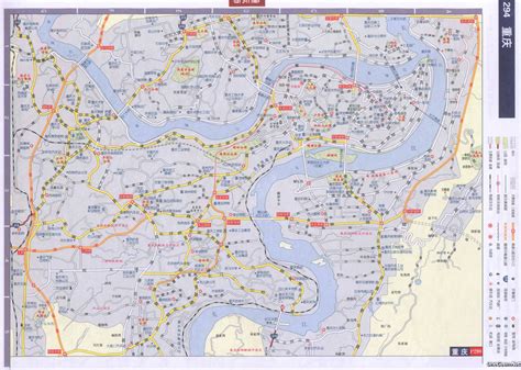 重庆市铁路版式标准地图 - 重庆市地图 - 地理教师网