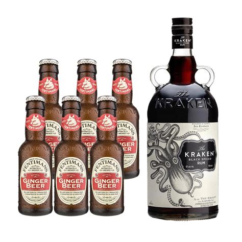Kraken Black Spiced Rum + Fentimans Ginger Beer (Rum & Mixer csomag ...