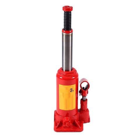 Hydraulic Bottle/Car Jack for Stepney/Tyre Puncture Repair (3 Ton Jack ...