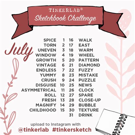 Image result for July Drawing Challenge