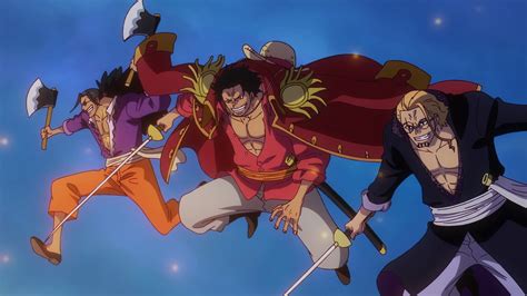 Download Anime One Piece Gol D. Roger Silvers Rayleigh Scopper Gaban HD Wallpaper