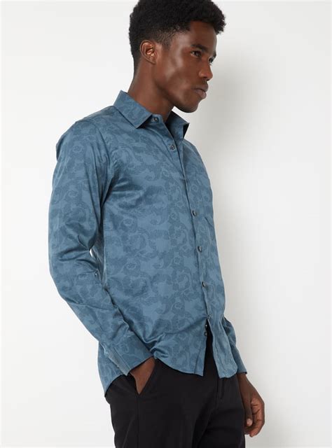Buy Men Printed Slim Fit Formal Shirt Online at just Rs. 999.0 ...