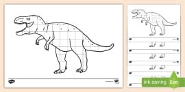 Rabbit Mosaic Colouring Pages, Colour the Rabbit, Rabbits