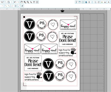 Printable Kraft Paper Sticker Sheets (Free Set of Designs) - Silhouette ...