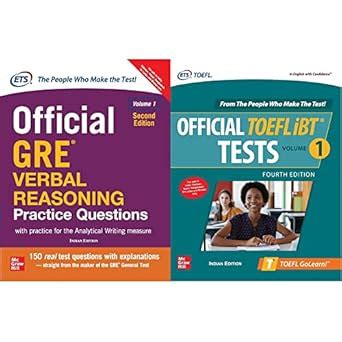 Buy Official GRE Verbal Reasoning Practice Questions & Official TOEFL ...