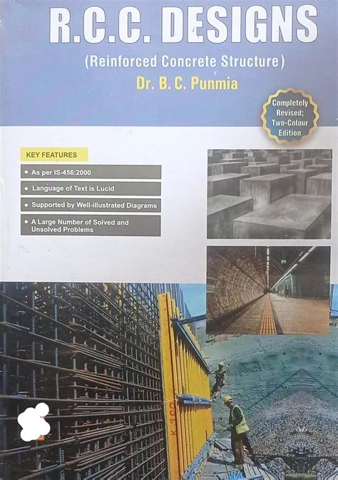 Buy RCC DESIGNS ( Reinforced Concrete Design ) By BC Punmia NVB+++ Book ...