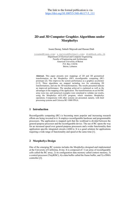 Image result for Algorithms for 3D Computer Graphics