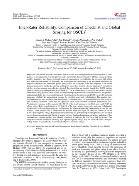 Inter-Rater Reliability Document Template 的图像结果