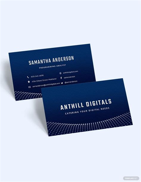 Digital Business Card Template - Download in Word, Google Docs ...