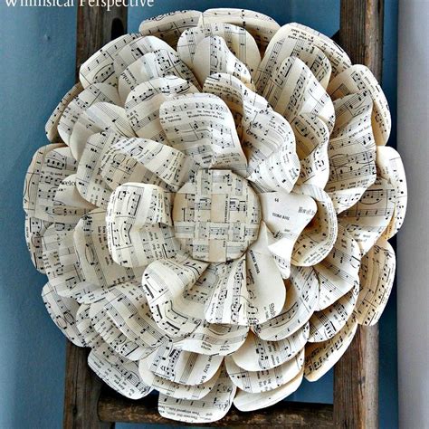 Image result for Book Paper Flower Tutorial
