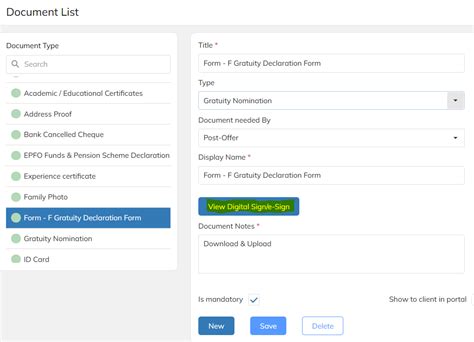 Employee E-Sign Configuration in Letters- Onboarding Documents ...