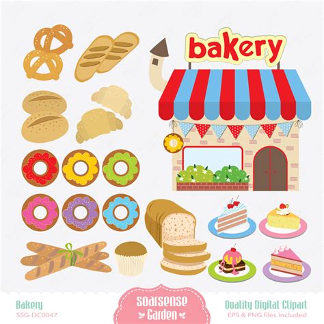 10+ Bakery Clip Art - Preview : Bakery Digital Cl | HDClipartAll