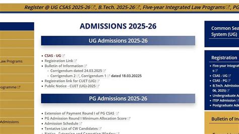 Delhi University PG Admissions 2025: Second Seat Allotment List ...
