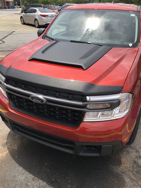 Hood Scoop installed | MaverickTruckClub - 2022+ Ford Maverick Pickup Forum, News, Owners ...