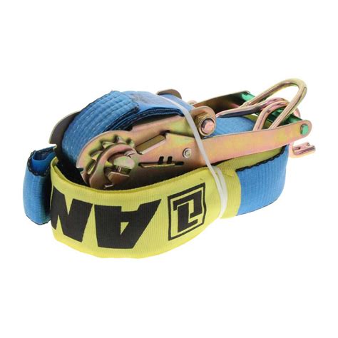 50mm x 9m Ratchet Tie Down Strap Hook and Keeper 2500Kg Ancra #50000-12 ...