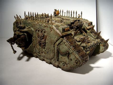 Chaos, Chaos Space Marines, Death Guard, Land Raider, Nurgle, Tank ...