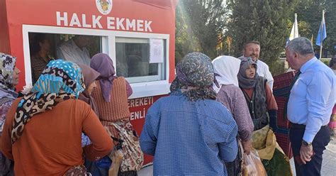 HONAZ’A HALK EKMEK 12 MAHALLEYE ULAŞTI | Denizli Yeni Olay Haber