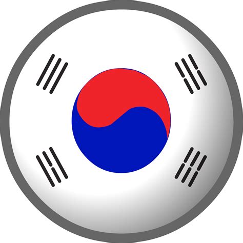 South Korea Flag, National Symbol, Asian Heritage Free PNG
