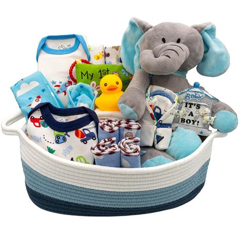 Amazon.com : Nikki’s Gift Baskets – Bundle of Joy Deluxe Baby Boy Gift ...