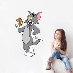 Decor Villa 60 cm Wall Sticker (Tom and jerry,Surface Covering Area -60 ...