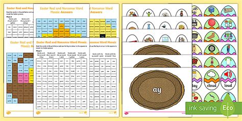 Easter-Themed Phase 5 Phonics Resource Pack