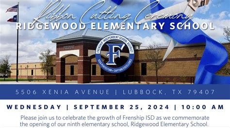 FISD Celebrates Opening of Ridgewood Elementary School