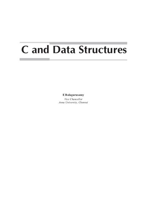 Image result for Data Structures Using C Balaguruswamy PDF