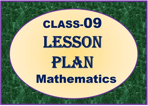 Image result for Chapter Wise Lesson Plan Class 9 Math