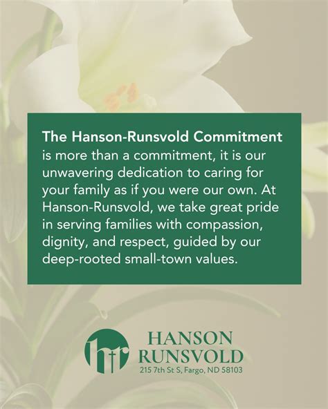 Sending our heartfelt... - Hanson-Runsvold Funeral Home | Facebook