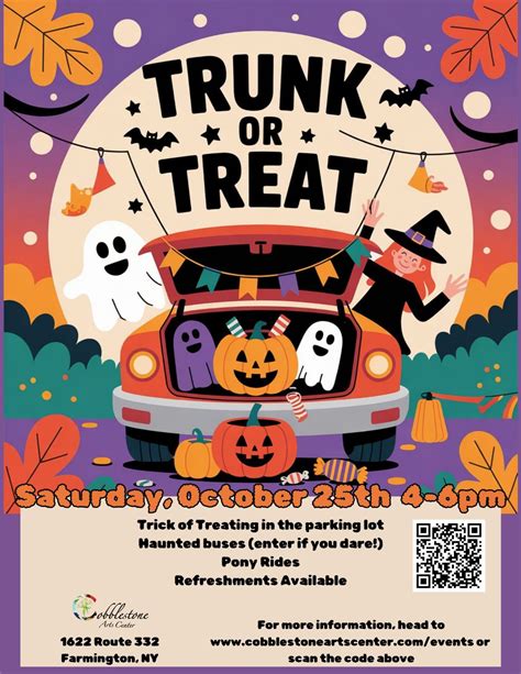 Trunk or Treat at Cobblestone Arts Center , 1622 State Route 332 ...