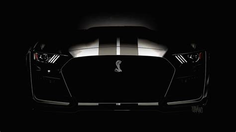 2020 Ford Mustang Shelby GT500 Teased Again, Has Pre-Facelift HID Headlights - autoevolution