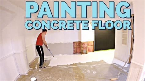 how to paint basement floor