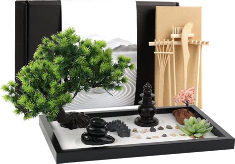 Amazon.com: Zen Garden - 10 pcs, 11 x 8,5 x 1,5 in, Incenses, Japanese ...