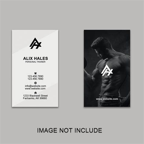 Personal Trainer Business Cards 的图像结果
