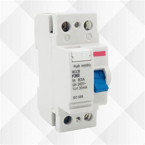 2-Pole RCCB, Elcb, Circuit Breaker, 40Amp, 240V, 30mA Sensitivity, Home ...