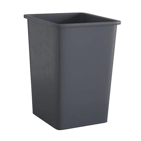 Square Commercial Trash/Garbage Can | Outdoor/Office/Restaurant/School ...