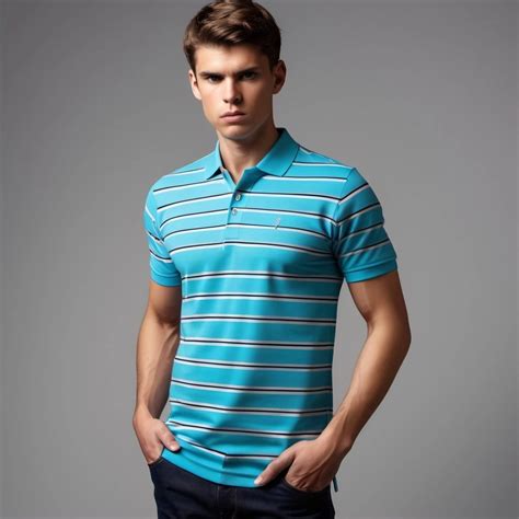 Top Engineered Stripe Pique Polo Shirt Exporters