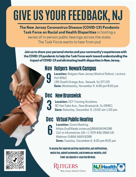 NJ COVID-19 Task Force on Racial and Health Disparities
