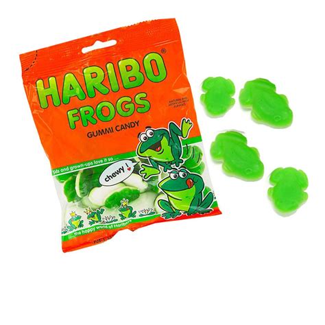 Haribo Frogs Gummi Candy 5oz - 12ct – I Got Your Candy