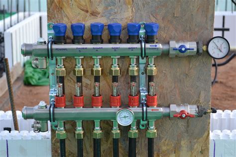 Viega Stainless Steel Flow Balanced Radiant Floor Heating Manifold ...