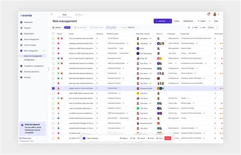 New Eramba Index layout - Forum - Software - eramba