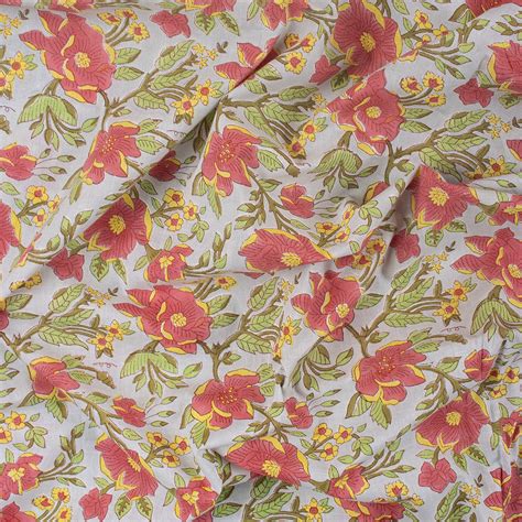 Buy Hand Block Printed Cotton Fabric Online | Dmaasa
