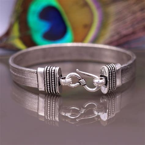 7 to 8" Handmade solid 925 sterling silver vintage wheat chain foxtail ...