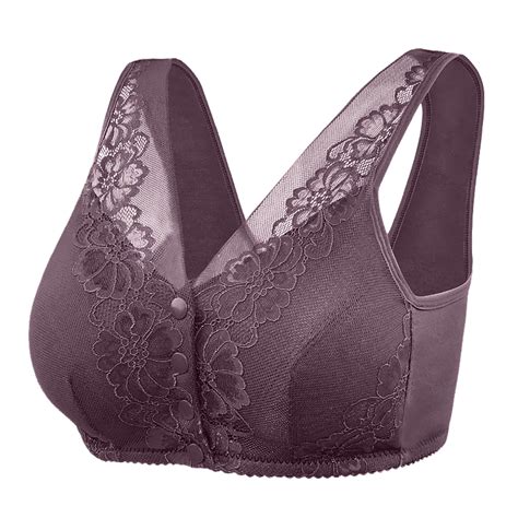 Comfortable Daisy Bra for Seniors, 2024 New Front Closure Button ...